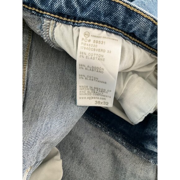 AG Adriano Goldschmied Everett Slim Straight Jeans 36x32 - Picture 5 of 6